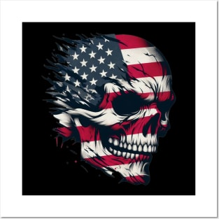 Skull Flag Posters and Art